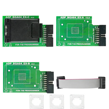 XGecu T48 BGA64 Module ADP_BGA64_EX-A component programmer on a white background